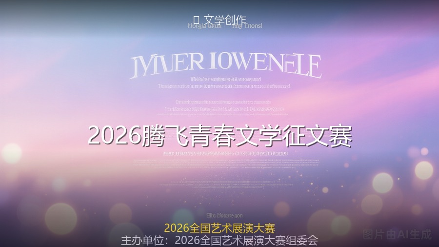2026腾飞青春文学征文赛