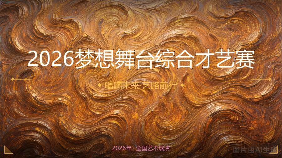 2026梦想舞台综合才艺赛