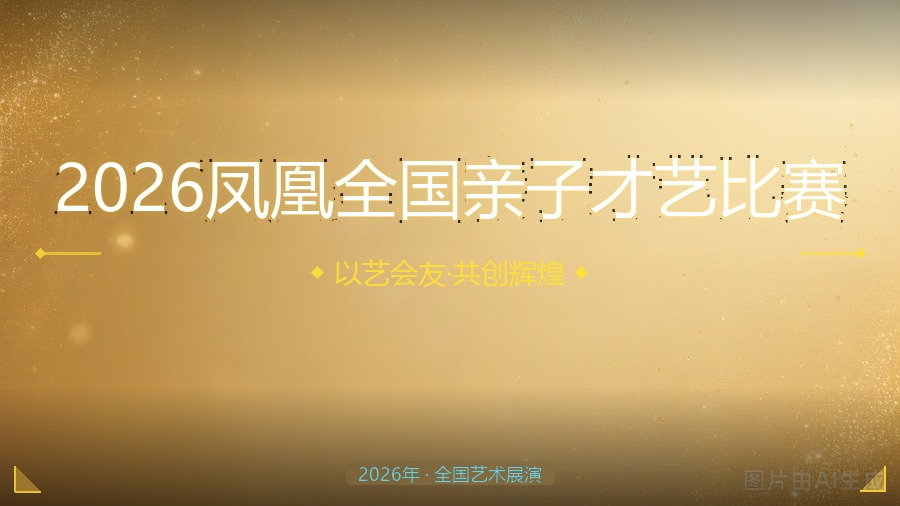 2026凤凰全国亲子才艺比赛