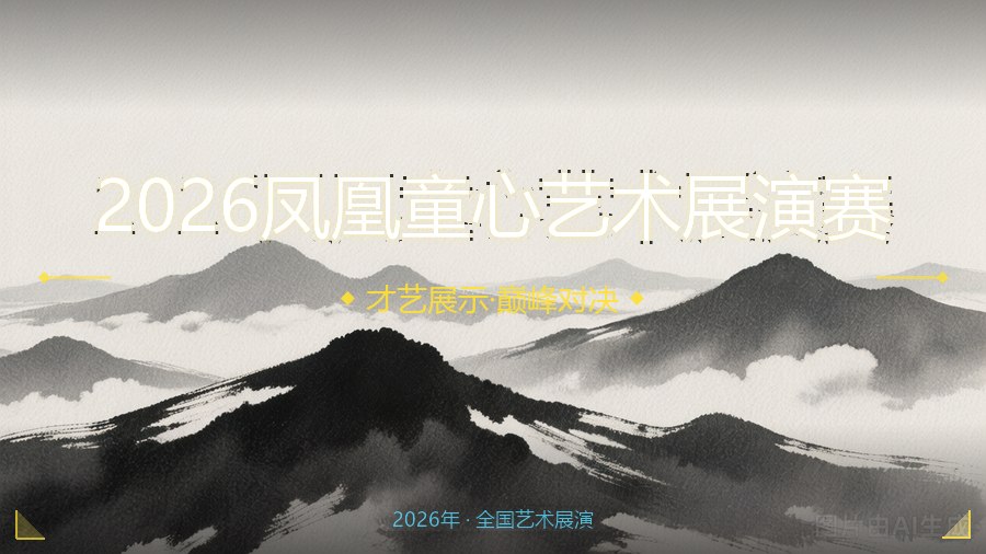 2026凤凰童心艺术展演赛