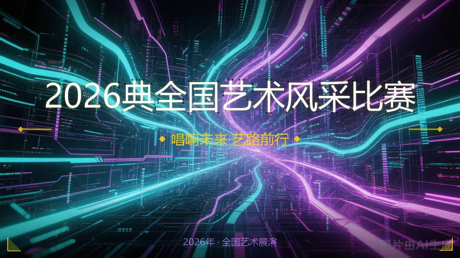 2026典全国艺术风采比赛