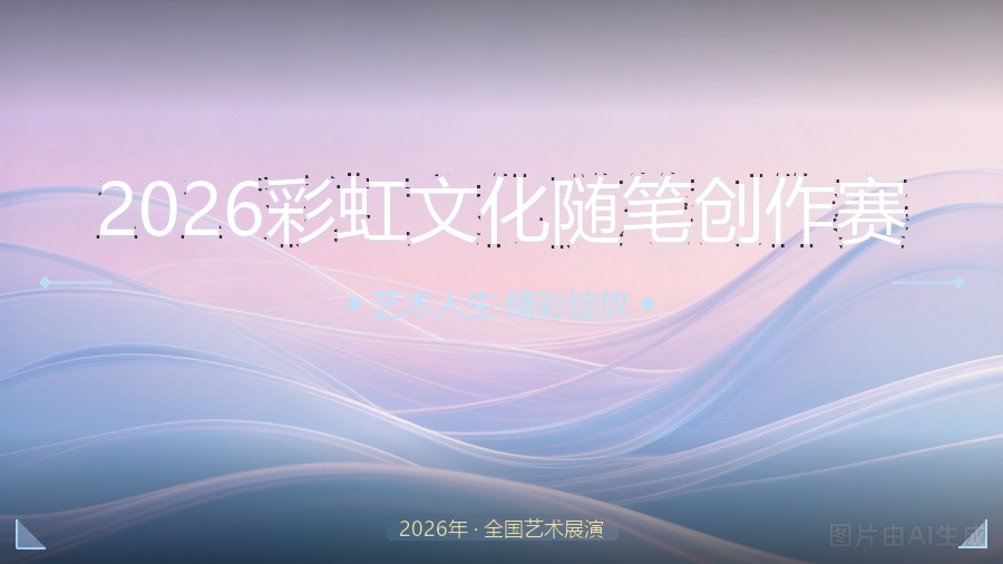 2026彩虹文化随笔创作赛