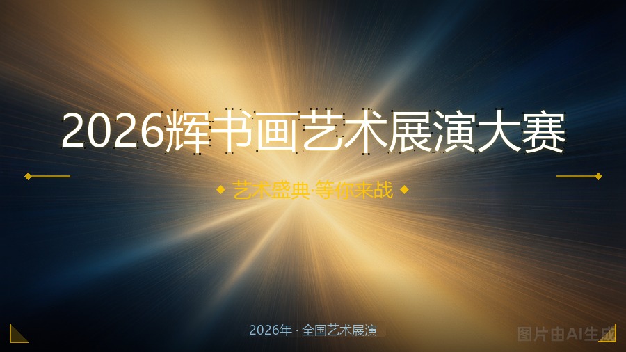 2026辉书画艺术展演大赛