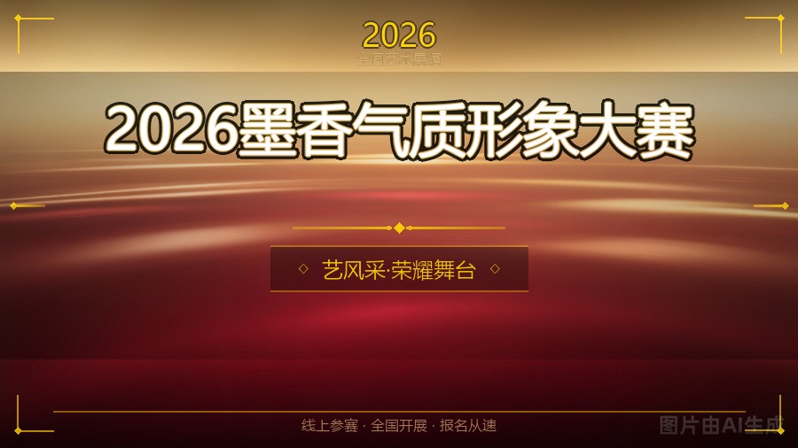 2026墨香气质形象大赛