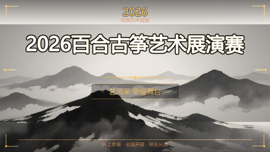 2026百合古筝艺术展演赛