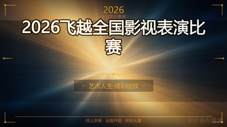 2026飞越全国影视表演比赛