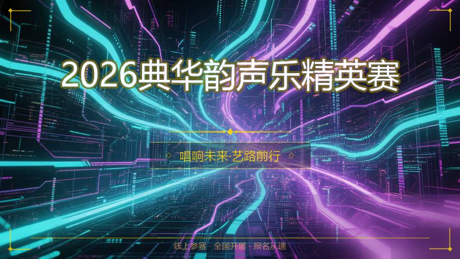 2026典华韵声乐精英赛
