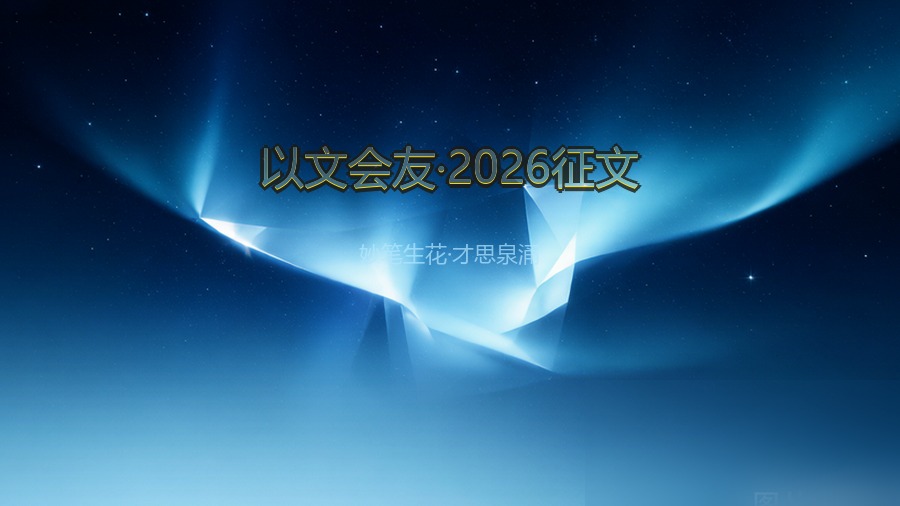 以文会友·2026征文