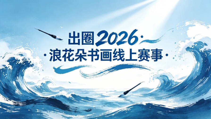 出圈2026·浪花朵书画