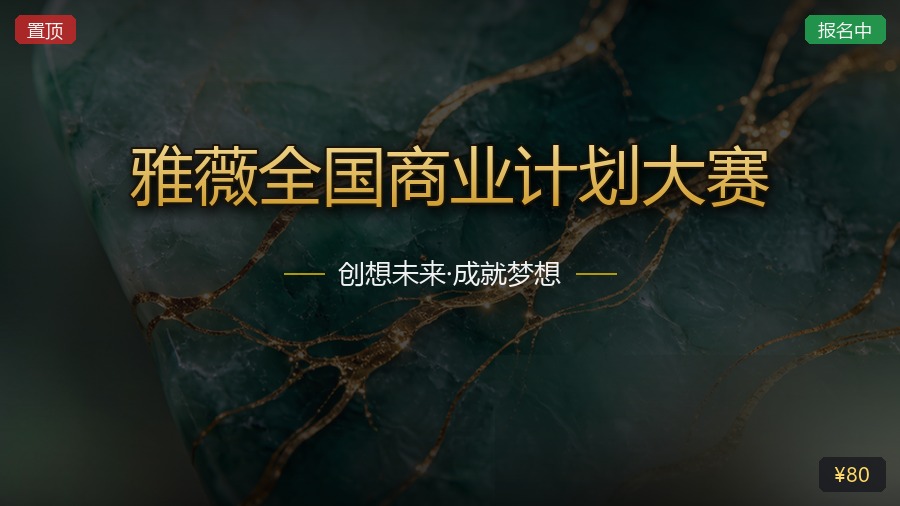 雅薇全国商业计划大赛